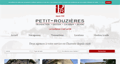 Desktop Screenshot of petit-rouzieres.fr